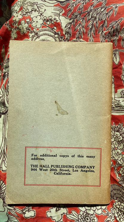Additional condition view of Facing the Future by Manly P. Hall, 1934
