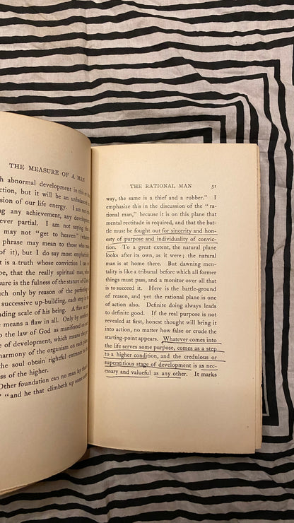 Additional condition view of The Measure of a Man by Charles Brodie Patterson, 1907