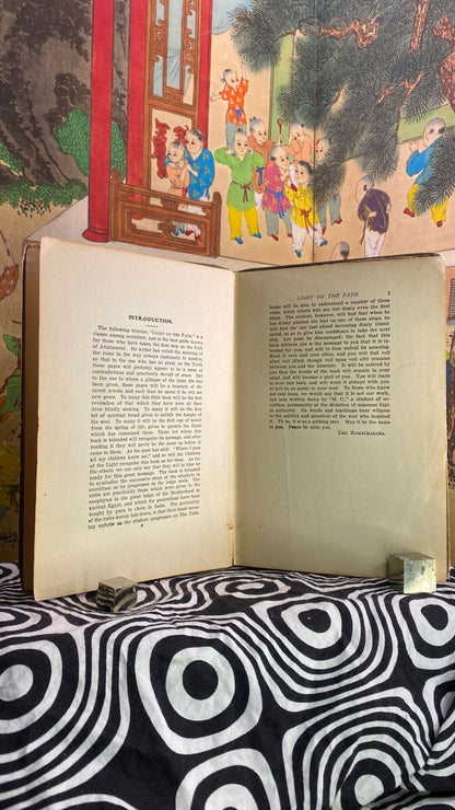 Additional condition view of Light on the Path and The Illumined Way by Mabel Collins, 1898