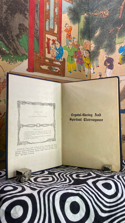 Additional condition view of Crystal-Gazing and Spiritual Clairvoyance Behind the Veil by L. W. de Laurence, 1916