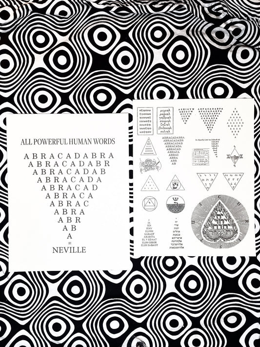 ALL POWERFUL HUMAN WORDS — Neville Goddard