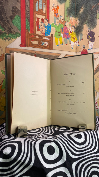 Additional condition view of About Giants, and Other Wonderful People by Isabel Simpson and George Foster Barnes, 1888