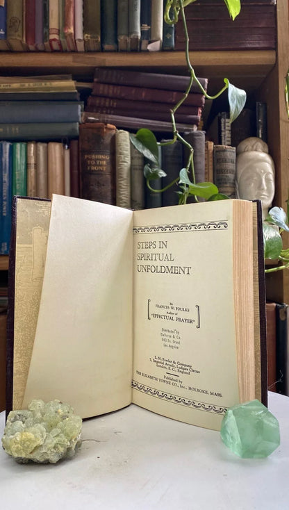 Additional condition view of Steps in Spiritual Unfoldment by Frances W. Foulks, 1929