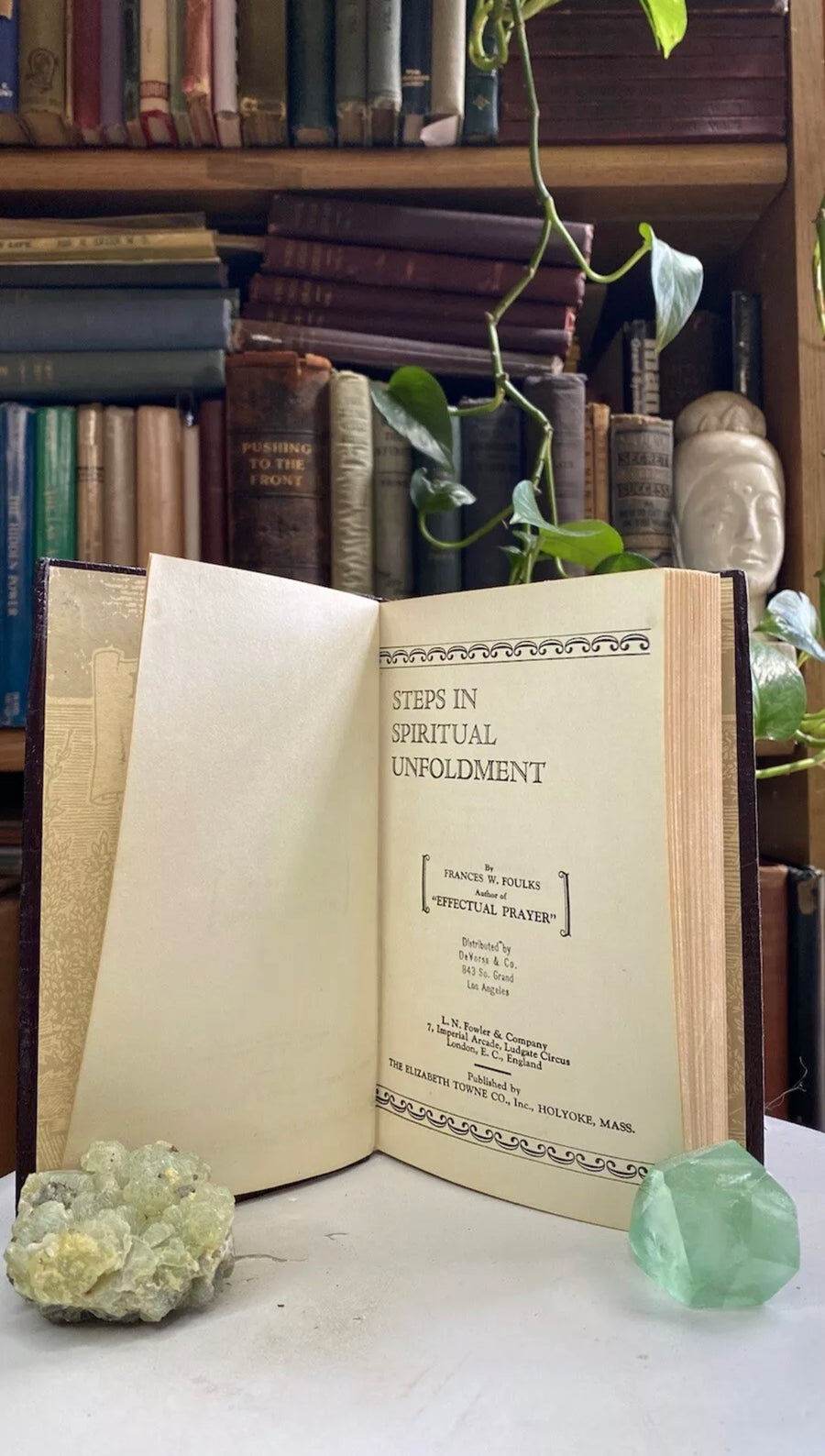 Additional condition view of Steps in Spiritual Unfoldment by Frances W. Foulks, 1929