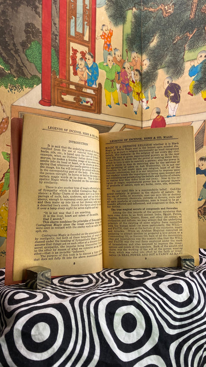 Additional condition view of Legends of Incense, Herb and Oil Magic by Lewis de Claremont, 1938
