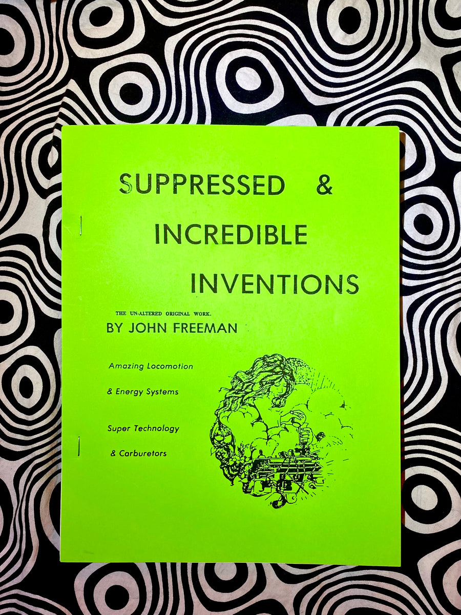 Cover of Suppressed & Incredible Inventions by John Freeman
