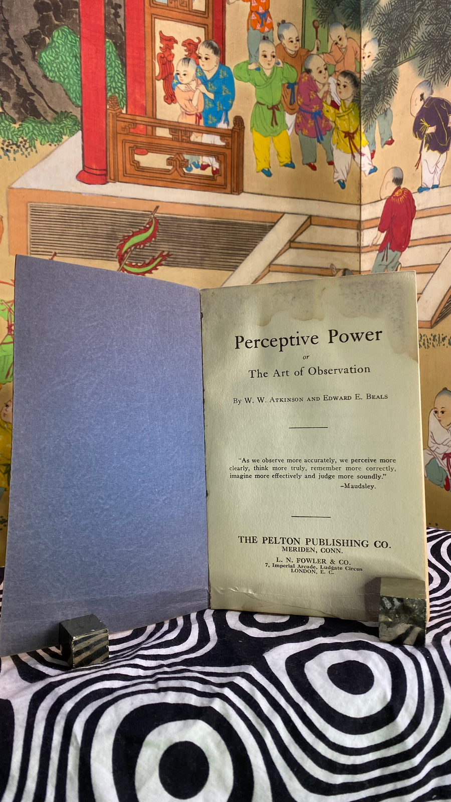 Additional condition view of Perceptive Power or The Art of Observation by William Walker Atkinson and Edward E. Beals, 1922
