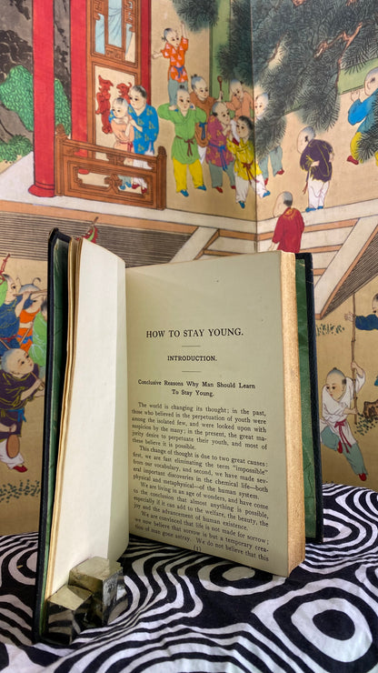 Additional condition view of How to Stay Young by Christian D. Larson, 1908