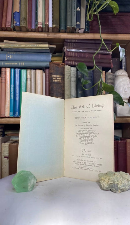 Additional condition view of The Art of Living by Henry Thomas Hamblin, 1922