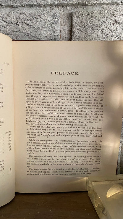 Interior and condition view of The Secret of Life, or Harmonic Vibration by Frances R. King, 1897