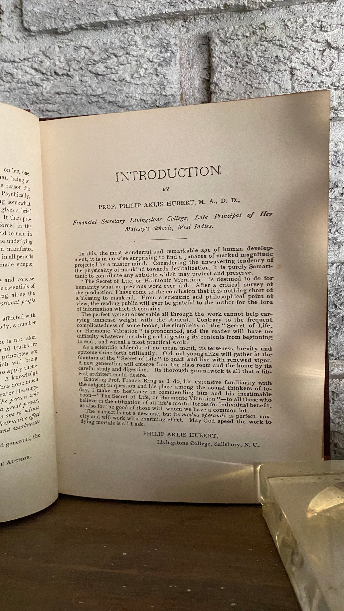 The Secret of Life OR Harmonic Vibration — Frances King — 1897