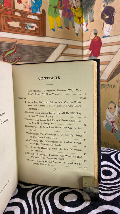 Additional condition view of How to Stay Young by Christian D. Larson, 1908