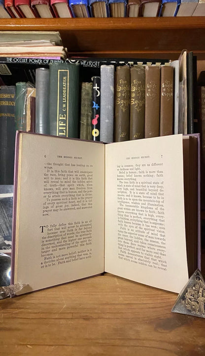 Additional condition view of The Hidden Secret by Christian D. Larson, 1907