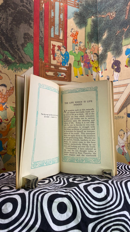 Additional condition view of The Life Which Is Life Indeed by Marion LeRoy Burton, 1914