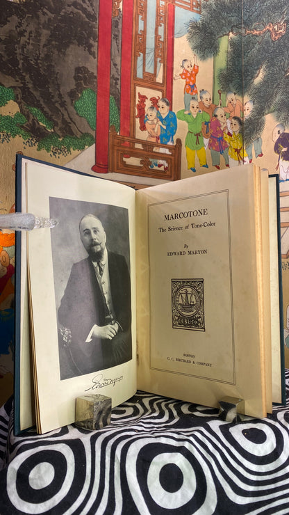 Additional condition view of Marcotone: The Science of Tone-Color by Edward Maryon, 1924