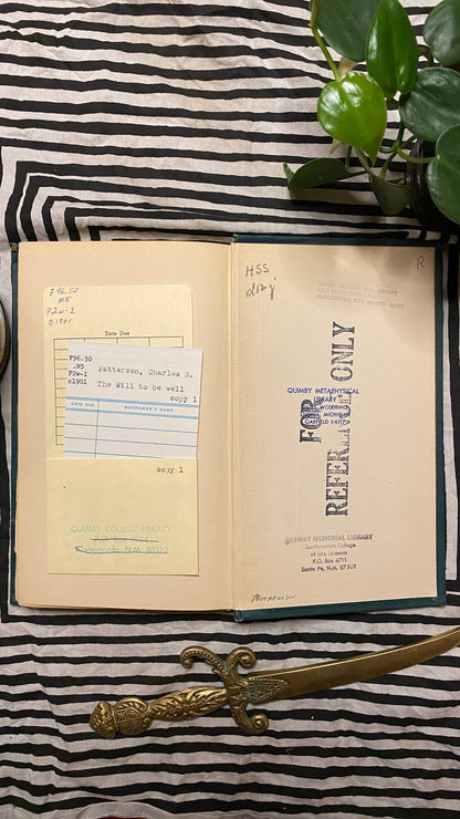 Additional condition view of The Will to Be Well by Charles Brodie Patterson, 1901