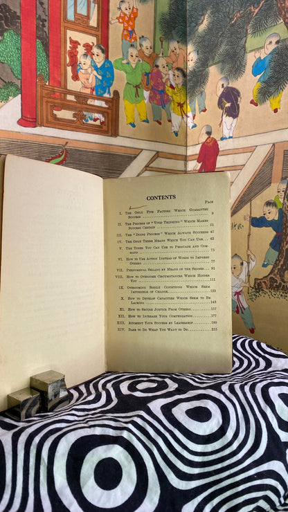 Additional condition view of The Success Process by Brown Landone and William Walker Atkinson, 1927