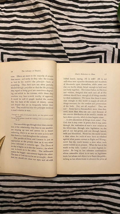 Additional condition view of The Library of Health, Volume 1 by Charles Brodie Patterson, 1899