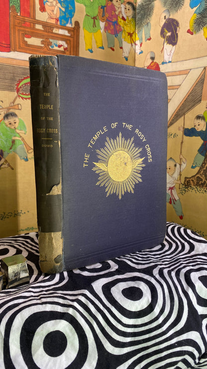 Cover of The Temple of the Rosy Cross by Freeman B. Dowd, 1897