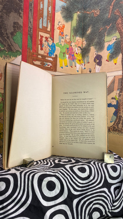 Additional condition view of Light on the Path and The Illumined Way by Mabel Collins, 1898