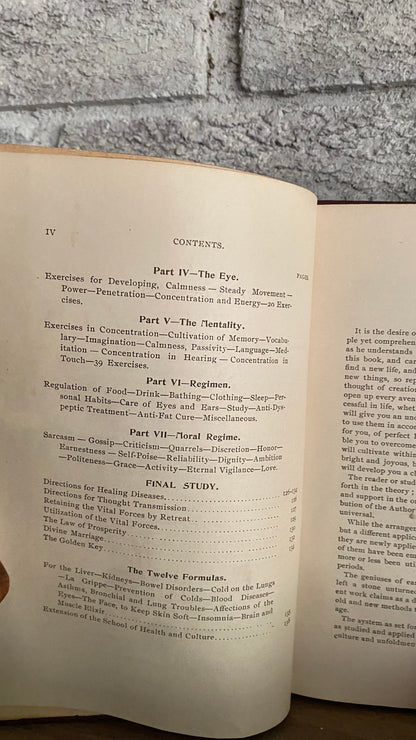 Interior and condition view of The Secret of Life, or Harmonic Vibration by Frances R. King, 1897