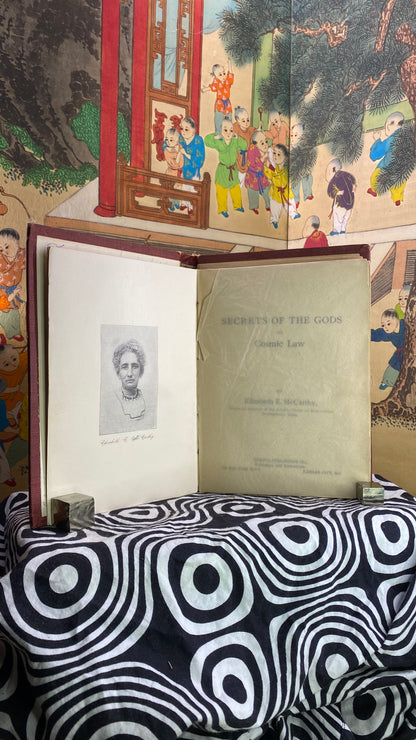 Additional condition view of Secrets of the Gods, or Cosmic Law by Elizabeth E. McCarthy, 1912
