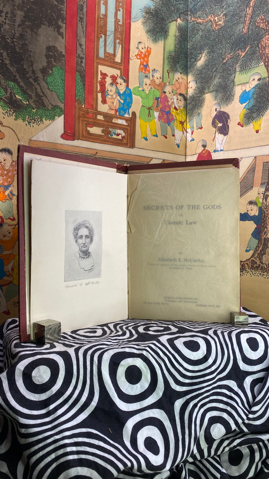 Additional condition view of Secrets of the Gods, or Cosmic Law by Elizabeth E. McCarthy, 1912