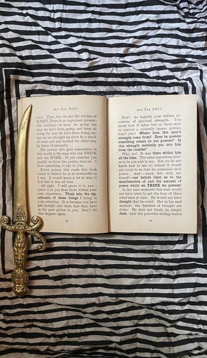 Additional condition view of Are You YOU? by C. Franklin Leavitt, 1921
