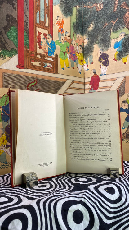 Additional condition view of A Marvelous and Conclusive Demonstration of the Phenomena of Spiritualism by S. C. Fenner, 1901