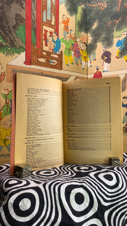 Additional condition view of Legends of Incense, Herb and Oil Magic by Lewis de Claremont, 1938