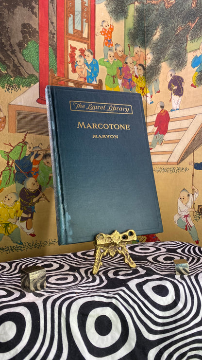 Cover of Marcotone: The Science of Tone-Color by Edward Maryon, 1924