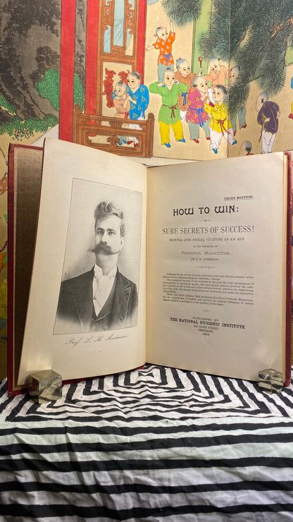 Interior and condition view of How To Win, or Sure Secrets of Success by L. H. Anderson, 1898