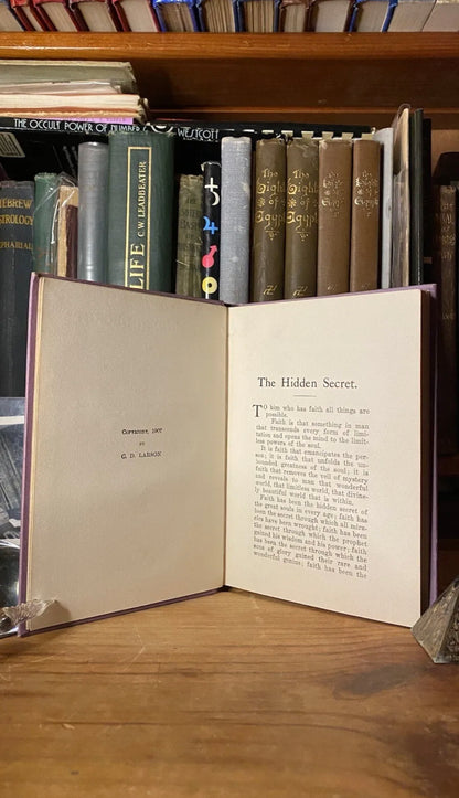 Additional condition view of The Hidden Secret by Christian D. Larson, 1907