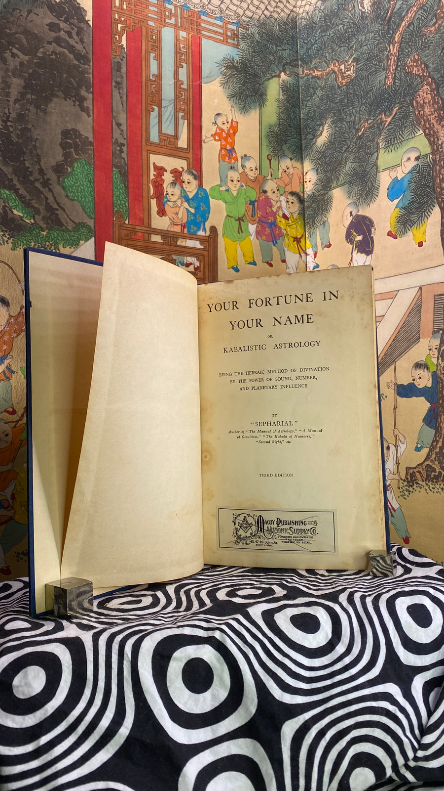 Additional condition view of Your Fortune in Your Name by Sepharial, 1909