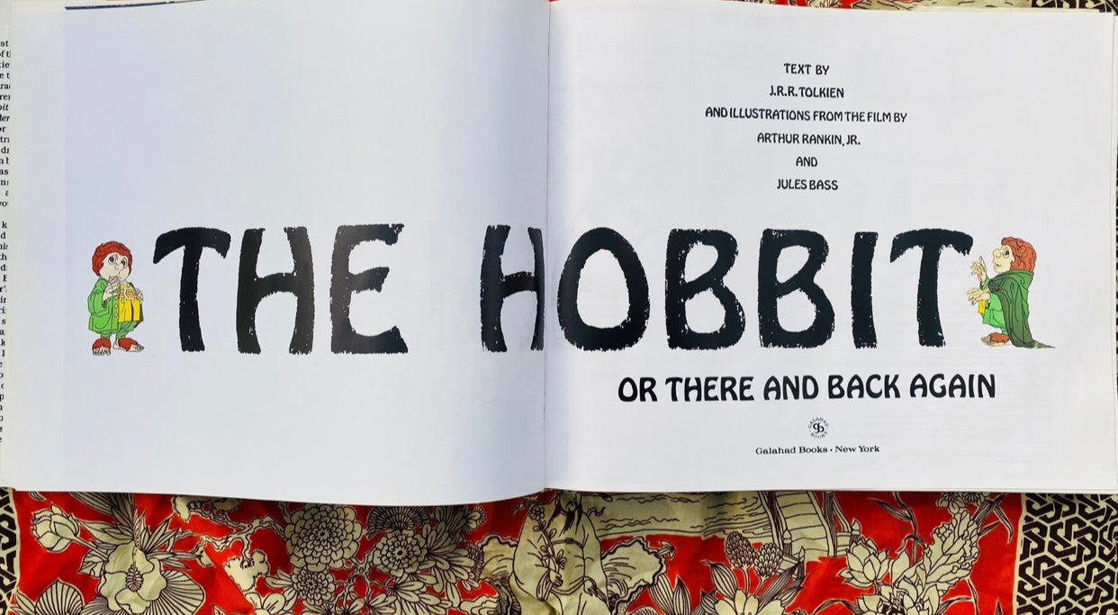 The Hobbit : Illustrated Version — Tolkien — 1993 Hc — Fantasy