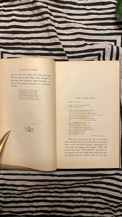 Additional condition view of The Library of Health, Volume 1 by Charles Brodie Patterson, 1899
