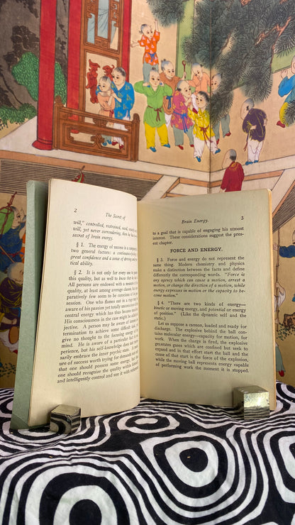 Additional condition view of The Secret of Brain Energy by Frank Channing Haddock, 1920
