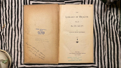 Additional condition view of The Library of Health, Volume 1 by Charles Brodie Patterson, 1899