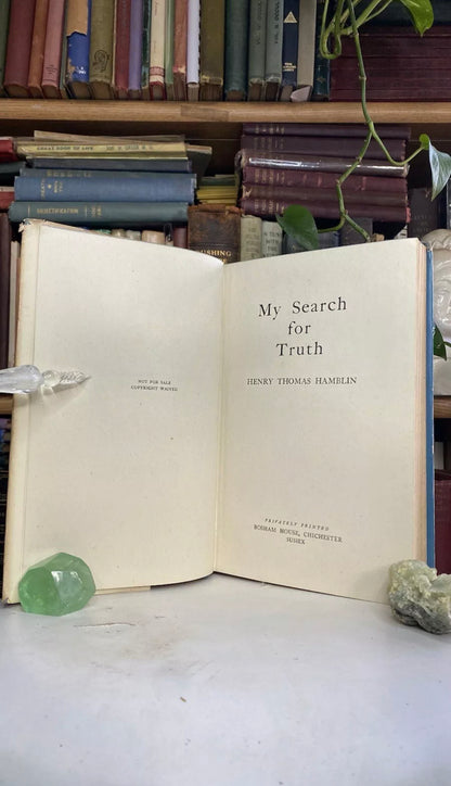 Additional condition view of My Search for Truth by Henry Thomas Hamblin, 1950
