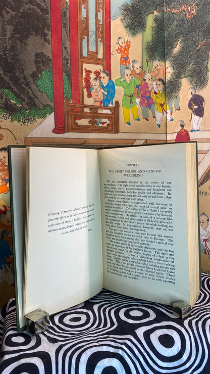 Additional condition view of The Doctor Prescribes Colors by Edward Podolsky, 1938