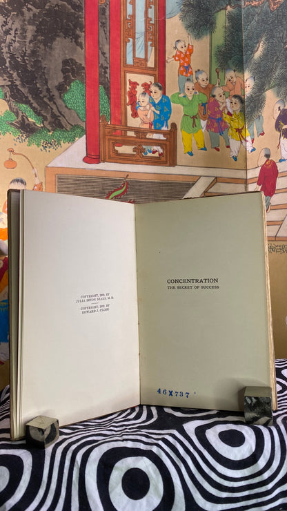 Additional condition view of Concentration: The Secret of Success by Julia Seton, 1912