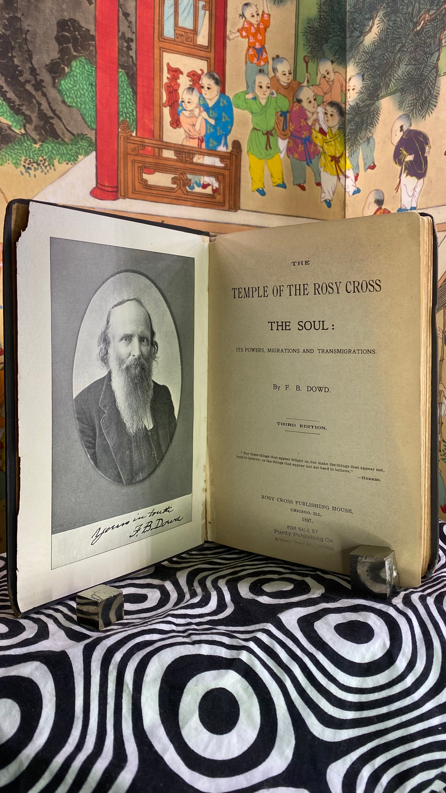 The Temple of the Rosy Cross : The Soul, It's Powers and Migrations -- Freeman B. Dowd -- 1897