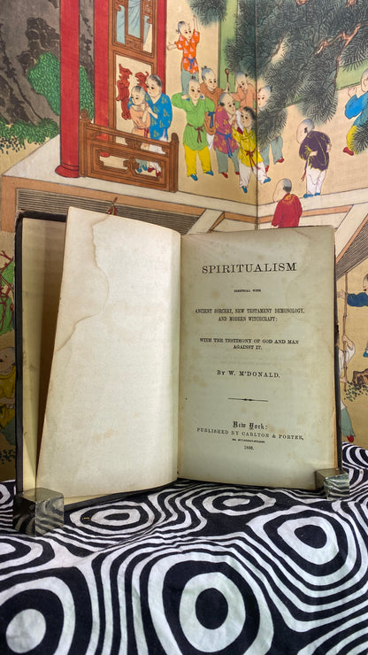 Additional condition view of Spiritualism Identical with Ancient Sorcery by William M’Donald, 1866