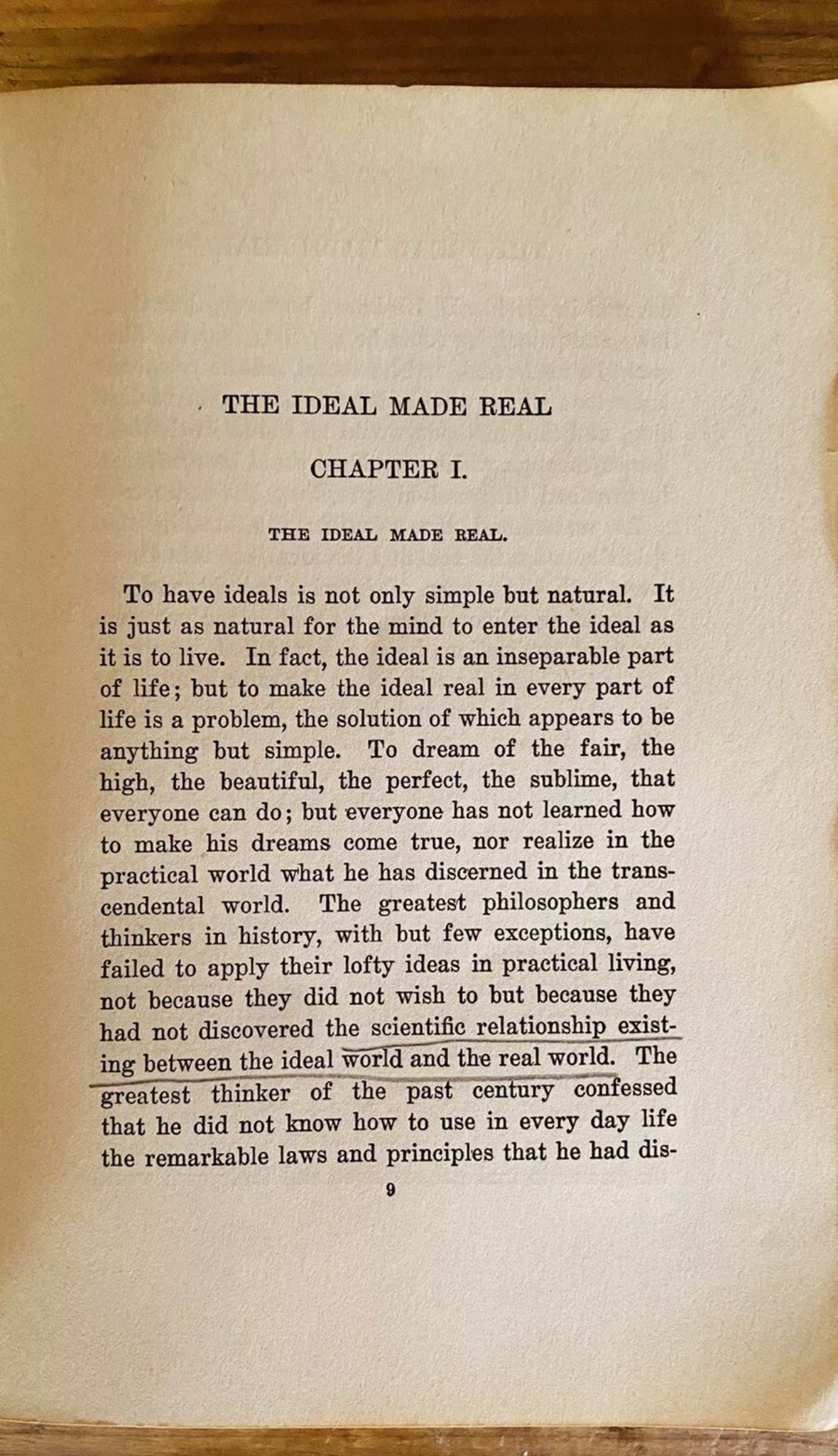 The Ideal Made Real or Applied Metaphysics for Beginners — Christian D. Larson — 1909