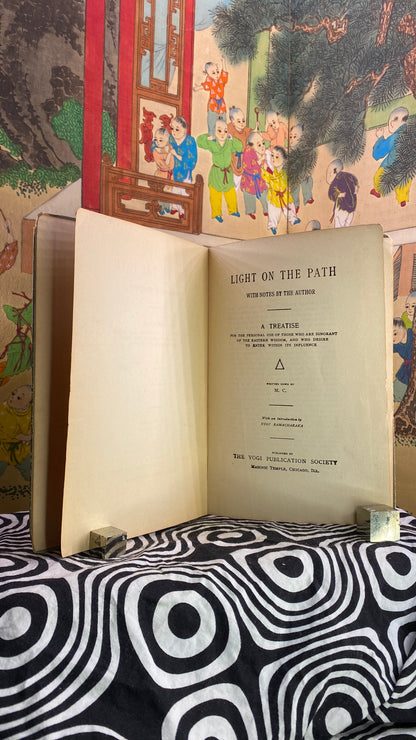 Additional condition view of Light on the Path and The Illumined Way by Mabel Collins, 1898