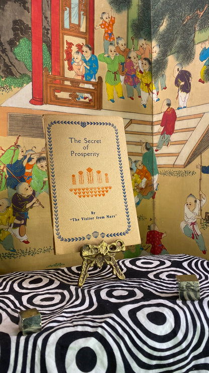 Cover of The Secret of Prosperity by The Visitor from Mars, 1932