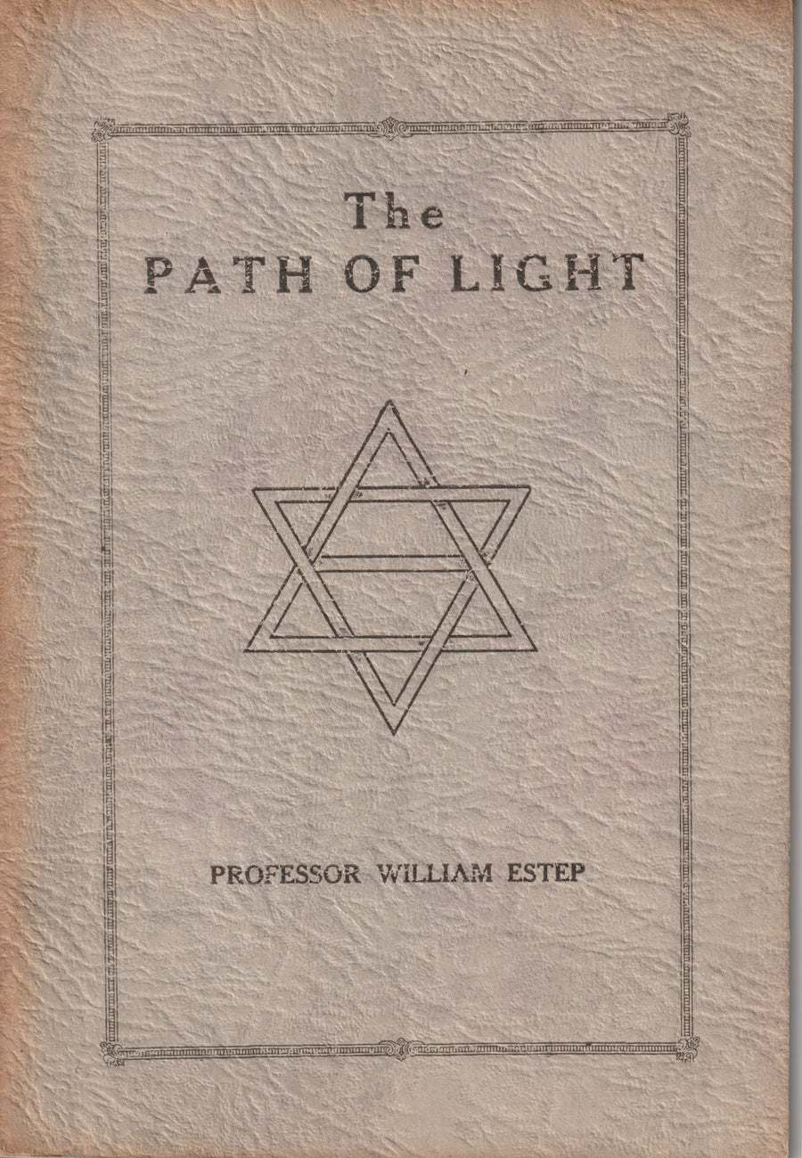 Cover of The Path of Light by Professor William Estep, 1927