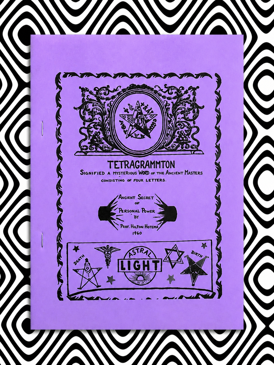Cover of Ancient Secrets of Personal Power or Tetragrammaton by Hilton Hotema