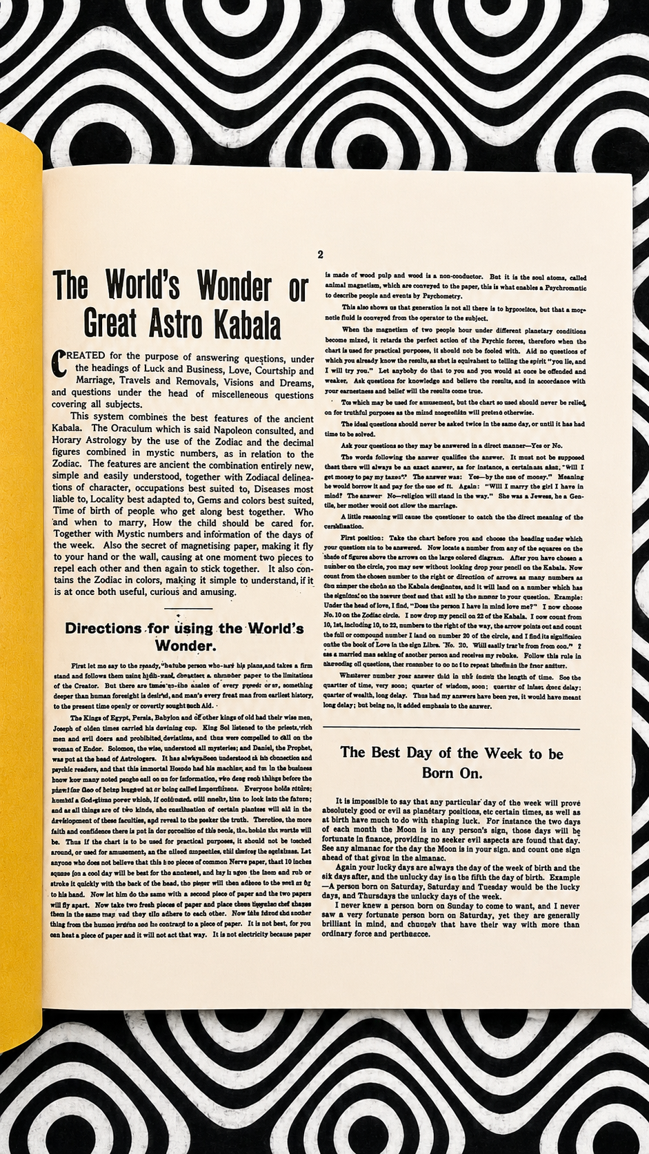 Additional product photograph of The World’s Wonder, or Astro-Kabala by Lyman E. Stowe