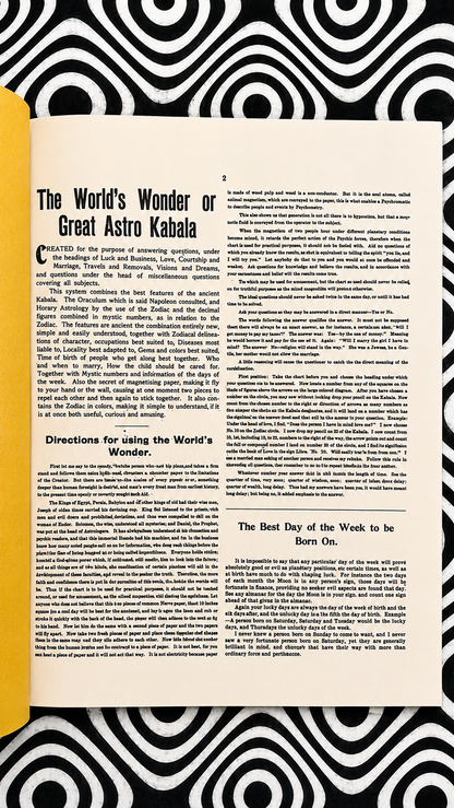 Additional product photograph of The World’s Wonder, or Astro-Kabala by Lyman E. Stowe